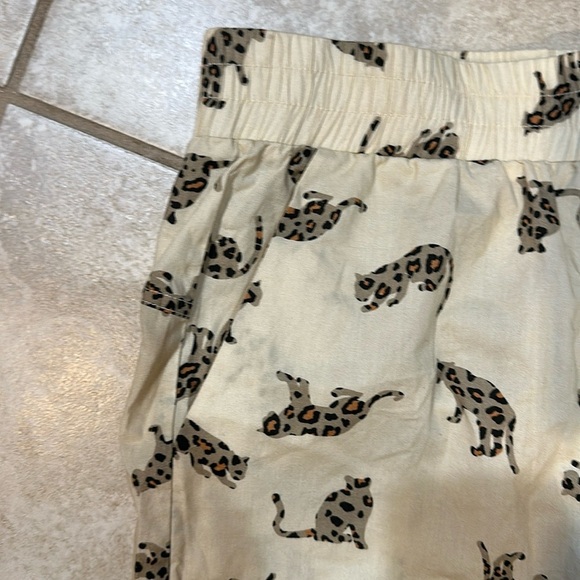 Animale Clothing Leopard Cat Print Cotton Slim Pants XS - Picture 5 of 7